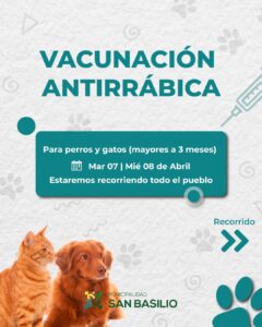 Campaña de vacunación antirrábica